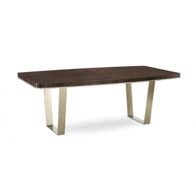 Streamline Dining Table Aged Bourbon, Smoked Bronze