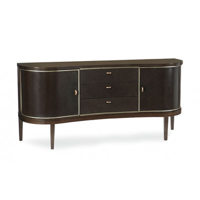 Moderne Sideboard Sideboard/Buffet Aged Bourbon, Smoked Bronze
