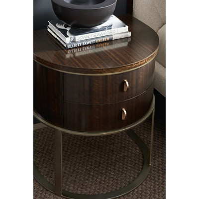 Moderne Nightstand Smoked Bronze