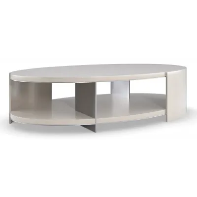 Da Vita Cocktail Table Thunder, Smoked Stainless Paint