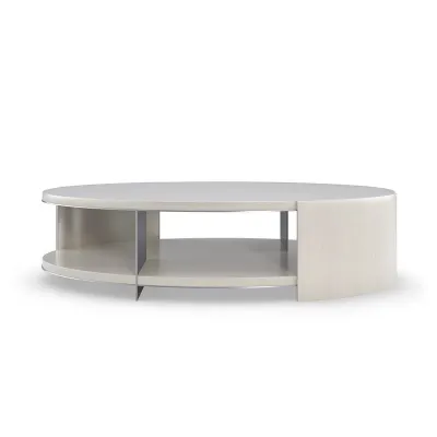 Da Vita Cocktail Table Thunder, Smoked Stainless Paint