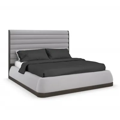 La Moda Upholstered Panel Bed