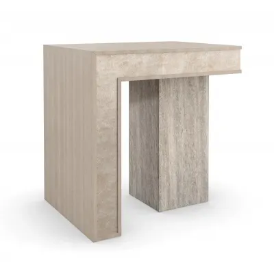 Balance Nightstand Cremini, Mica Silverleaf