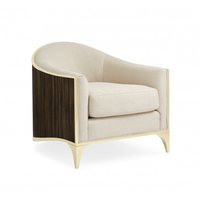 The Svelte Chair Majestic Gold, Striped Ebony