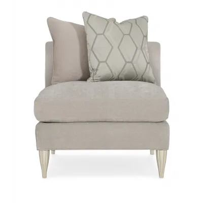 Fret Knot Armless Chair Sectional
