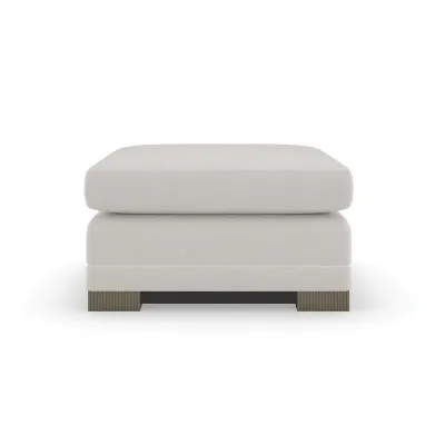 Deep Retreat Ottoman Dark Chocolate, Silver Shadow
