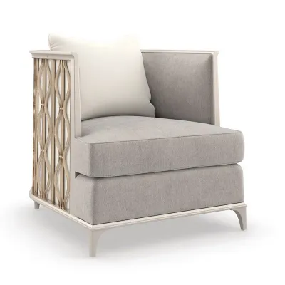 Back In Style Chair Taupe Paint, Whisper Of Gold