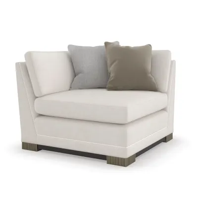 Deep Retreat Corner Sectionals Dark Chocolate, Silver Shadow