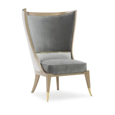 Pop Your Collar Chair Golden Shimmer