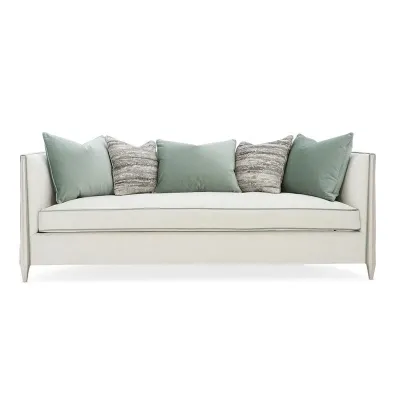 Piping Hot Sofas & Loveseats Soft Silver Paint