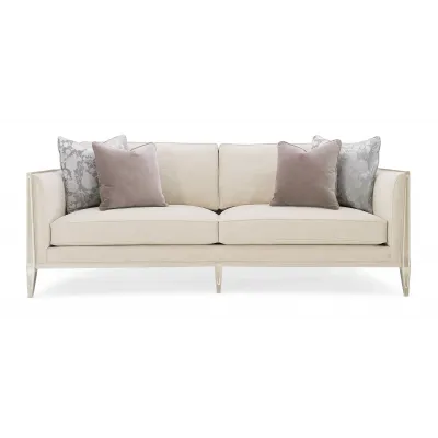 Just Duet Sofas & Loveseats Soft Silver Paint, Champagne Gold