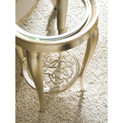 Just For You End/Side Table Oracle Silver Leaf