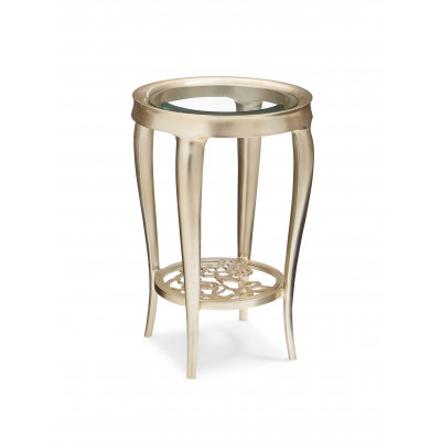 Just For You End/Side Table Oracle Silver Leaf