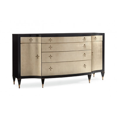 Opposites Attract Dresser Tuxedo Black, Pompeii