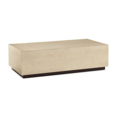 Cocktail Couture Cocktail Table Taupe Silver Leaf, Almost Black