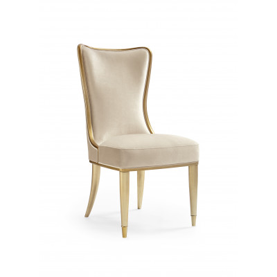 Sophisticates Dining Chair Gold Bullion Leaf