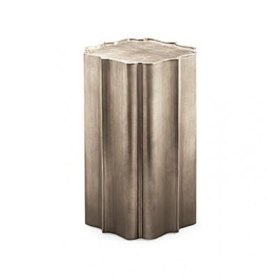 Gold Is Up End/Side Table Topaz Transitional Leaf