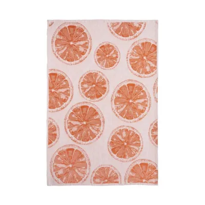 Fruits Orange Small Set of 2 Kitchen Towels 27.5'' X 19.75''