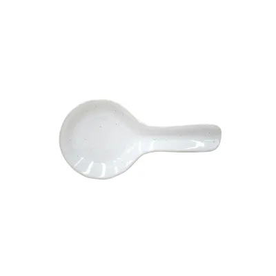 Fattoria White Spoon Rest 9'' X 4.5'' H0.75''