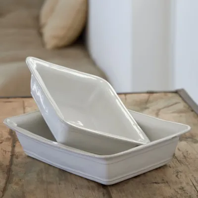Fontana White Square Baker 10.5'' x 10.5'' H3''