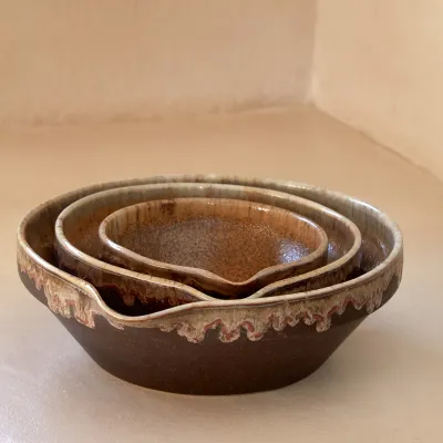 Poterie Mocha-Latte Mixing Bowl 7.5'' x 7'' H3.25'' | 29 Oz.