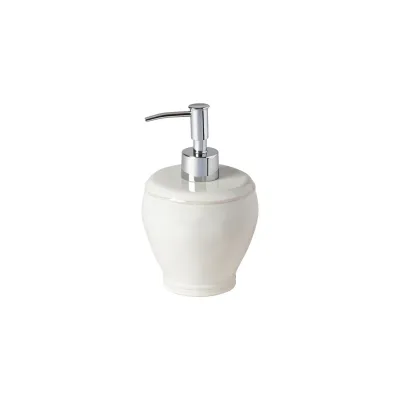 Fontana Bath White Soap/Lotion Pump D4'' H4.25'' | 14 Oz.