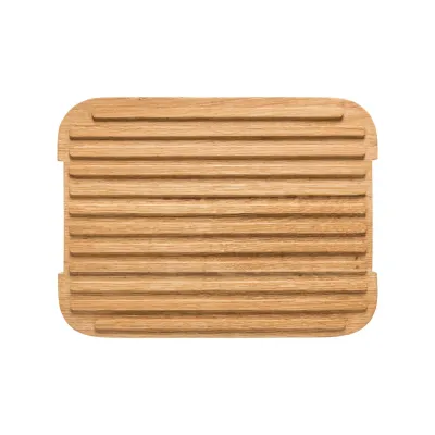 Ensemble Oak Wood Oak Wood Cutting Board/Lid For Rectangular Tray 12.75'' x 9.75'' H1''