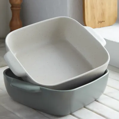 Pacifica Vanilla Square Baker 12'' x 12'' H3.25''