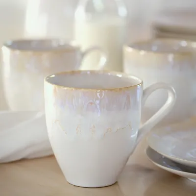 Taormina White Mug 5.5'' x 3.75'' H4.25'' | 14 Oz.