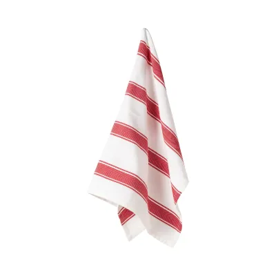 Alessa Classic Red Kitchen Towel Her. Stripes 27.5'' x 19.75''