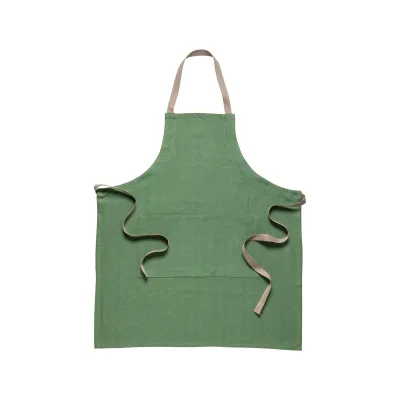 Alessa Chive Kitchen Apron 34.25'' x 29.5''