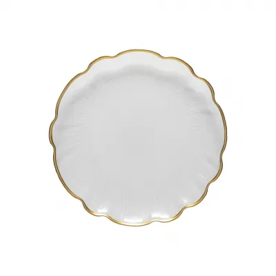 Francesca Gold Glass Rimmed Dinnerware