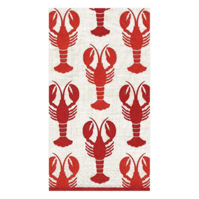 Lobsters Paper Guest Towel/Buffet Napkins, 15 Per Pack