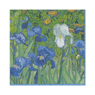 Van Gogh Irises Paper Luncheon Napkins, 20 Per Pack