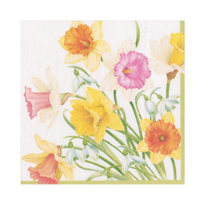 Daffodil Waltz Paper Luncheon Napkins, 20 Per Pack