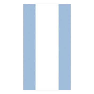 Bandol Stripe Paper Guest Towel/Buffet Napkins Light Blue, 15 Per Pack