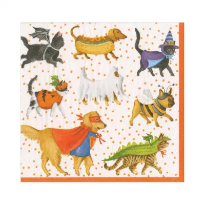 Pets in Costume Paper Luncheon Napkins, 20 Per Pack