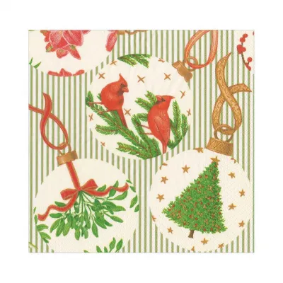 Botanical Ornaments Paper Luncheon Napkins, 20 Per Pack