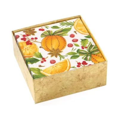Orange Spice Cocktail Napkin Box