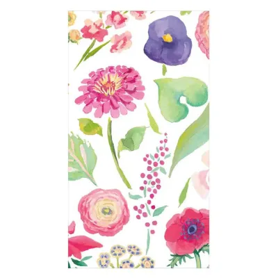 Summertime Paper Guest Towel/Buffet Napkins, 15 per Pack