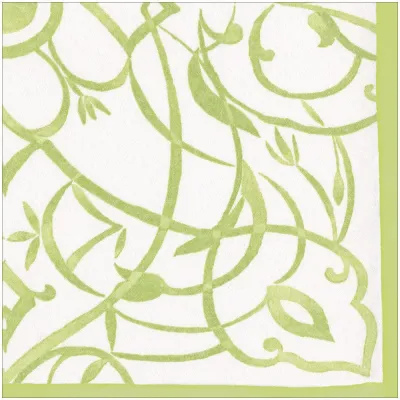 Algarve Moss Paper Linen Dinner Napkins, 12 per Pack