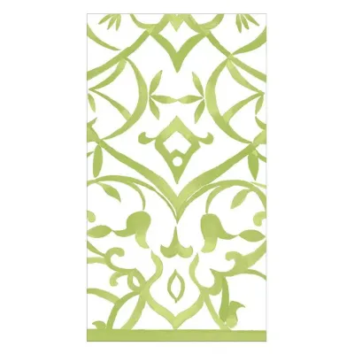 Algarve Moss Paper Linen Paper Guest Towel/Buffet Napkins, 15 per Pack