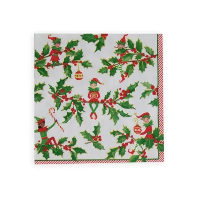 Jingle Elves Paper Luncheon Napkins, 20 per Pack