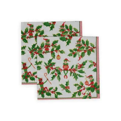 Jingle Elves Paper Luncheon Napkins, 20 per Pack