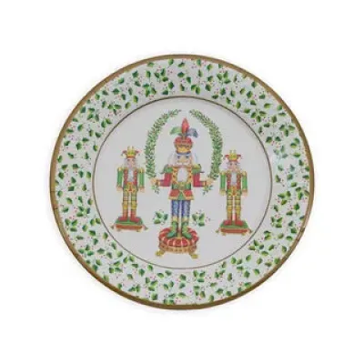 Nutcracker Christmas Dinner Plates - 8 Per Package