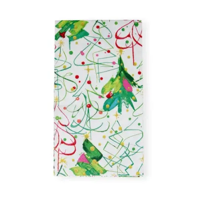 Pop Christmas Paper Guest Towel/Buffet Napkins, 15 per Pack