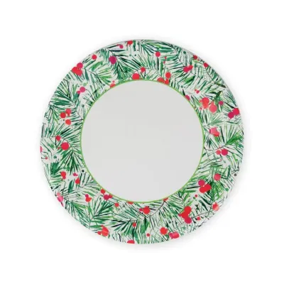 Modern Pine Paper Dinner Plates, 8 per Pack