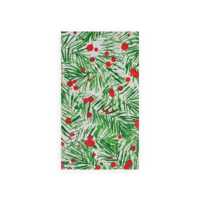 Modern Pine Paper Guest Towel/Buffet Napkins, 15 per Pack