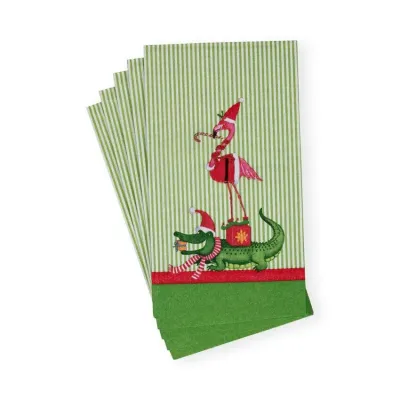 Zooey Christmas Paper Guest Towel/Buffet Napkins, 15 per Pack