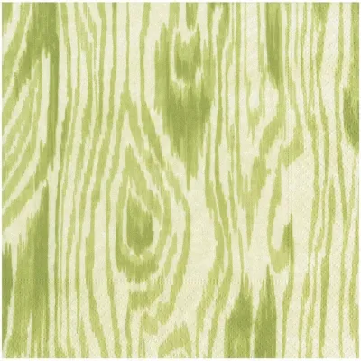 Woodgrain Moss Green Paper Dinner Napkins, 20 per Pack